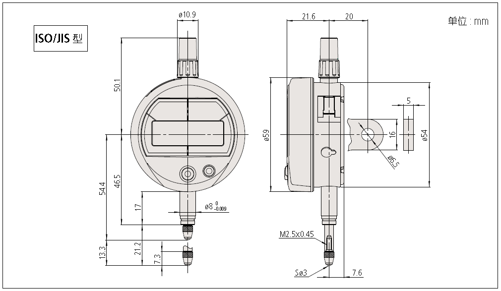 三豐內(nèi)徑表526-101 CG-10A