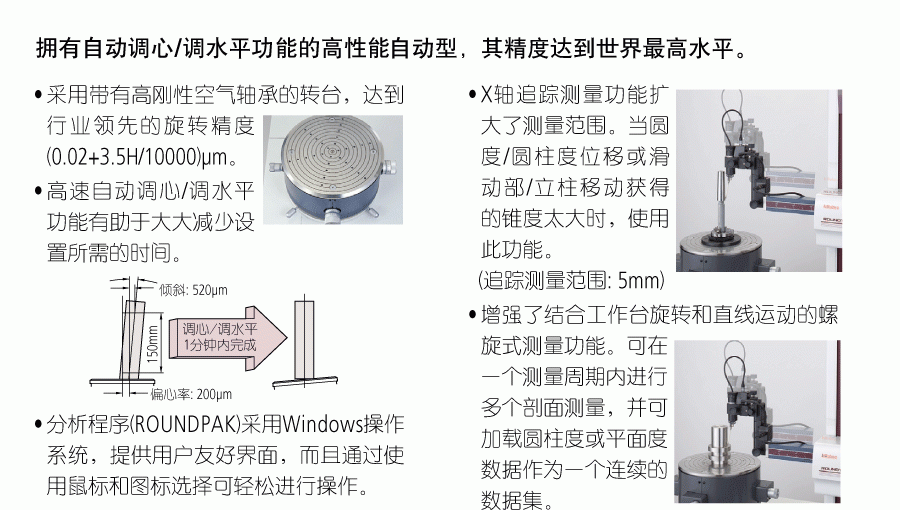 三豐圓度-圓柱度測(cè)量?jī)xRA-H5200